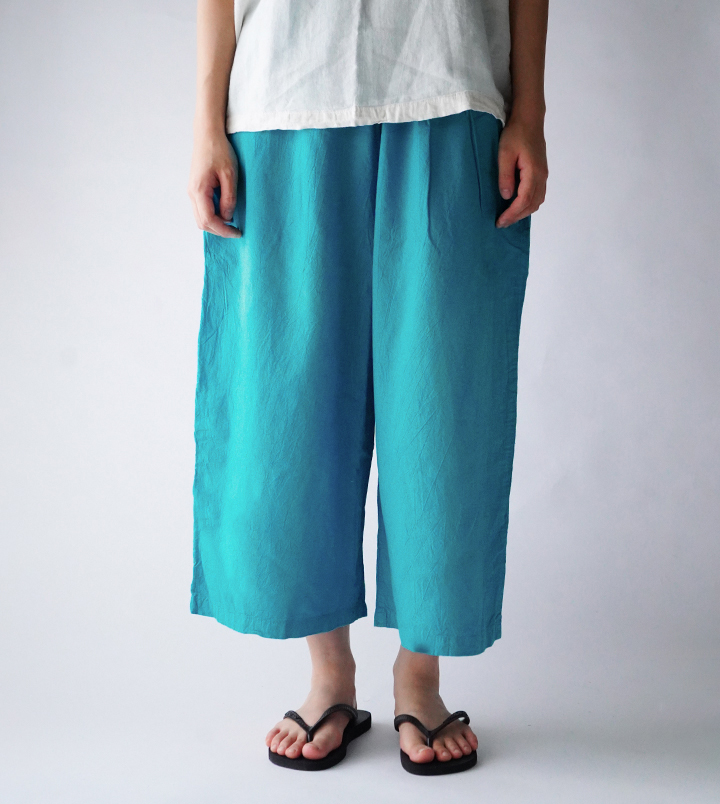 ヂェン先生　農夫パンツ　 Sサイズ　黒色 ヂェン先生の日常着 農夫さんのクロップドパンツ - ANANDASIA