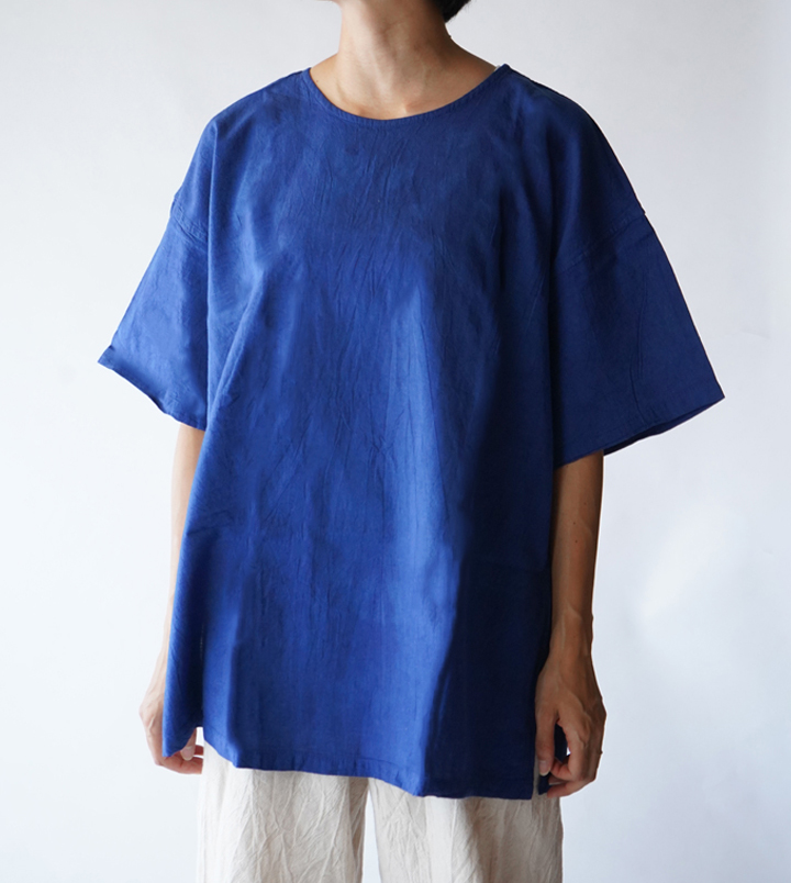 ヂェン先生の日常着 半袖ロング - ANANDASIA