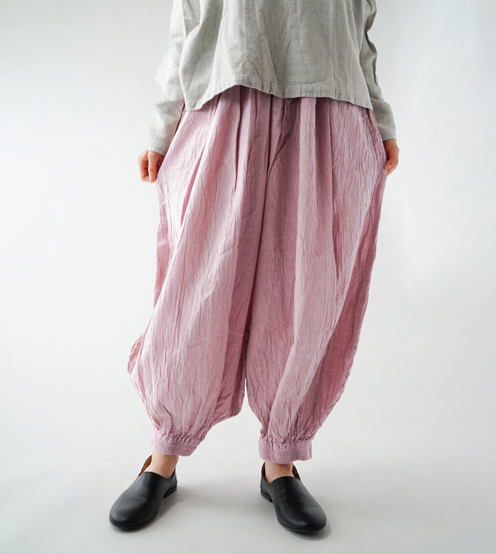 ヂェン先生の日常着　バルーンパンツレギュラーMサイズ　生成 ヂェン先生の日常着 バルーンパンツレギュラー - ANANDASIA