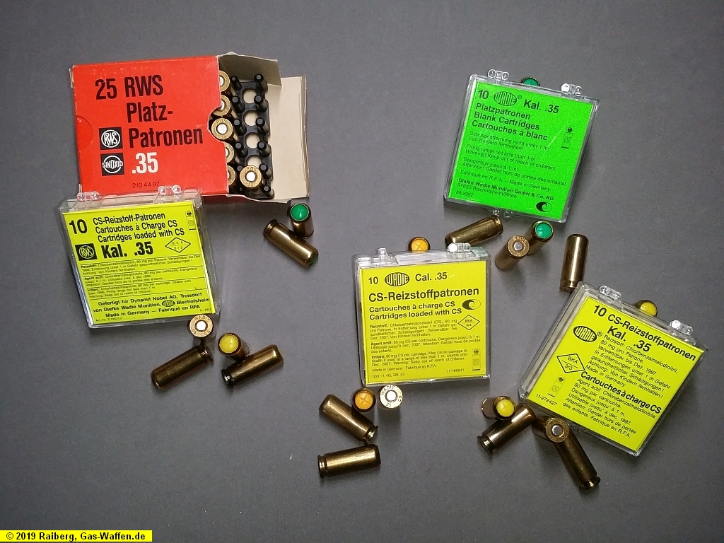 Die Patrone .35 Knall gaswaffen.de