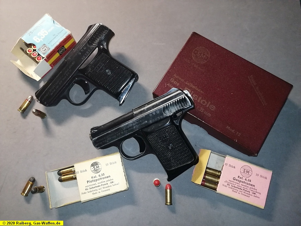 Rhöner, Modell SM 11, SM, Kaliber 6,35 mm Browning, Halbrandpatrone