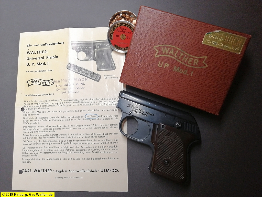 Pistole Walther, Modell U.P. 1, Typ 1