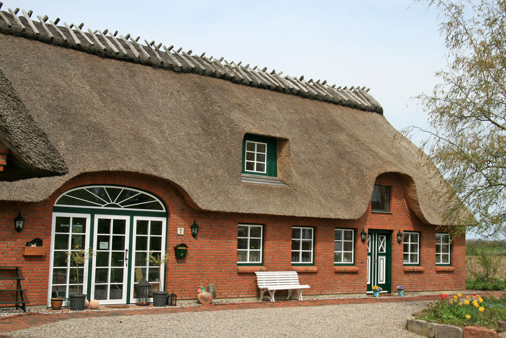 Unser Reetdachhaus in Goldhöft / Gelting