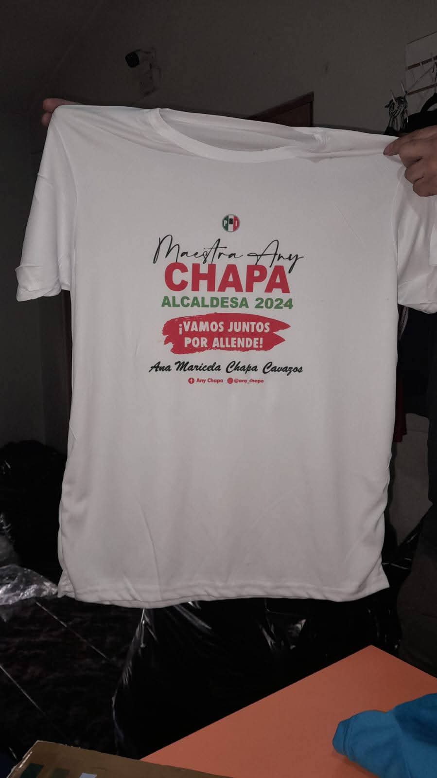 Playeras para PRI