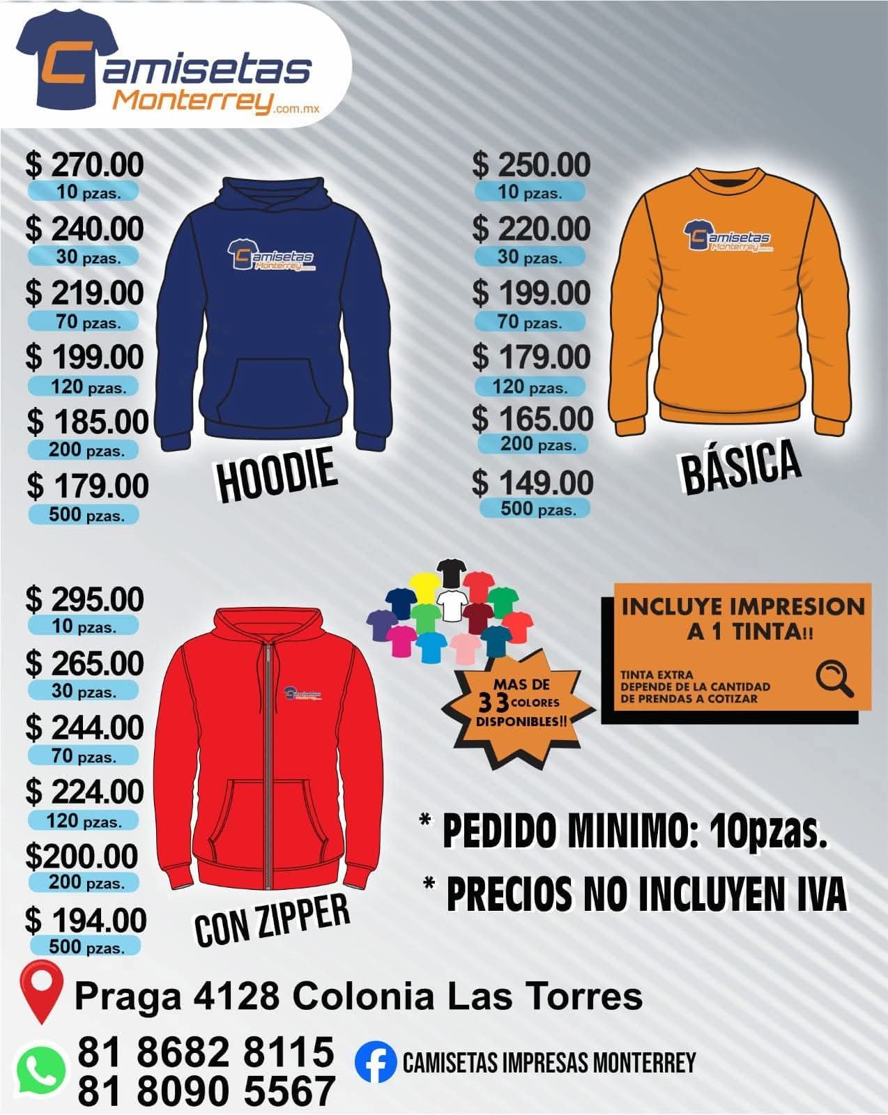www.camisetasmonterrey.com.mx