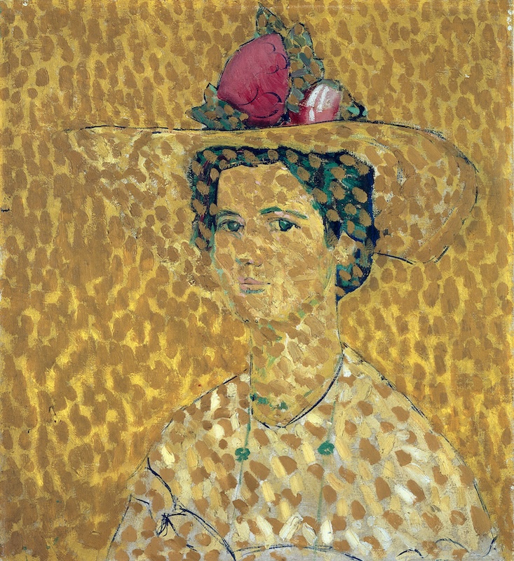 Cuno Amiet, Bildnis in gelb, Öl auf Leinwand, 1906, Kunstmuseum Bern