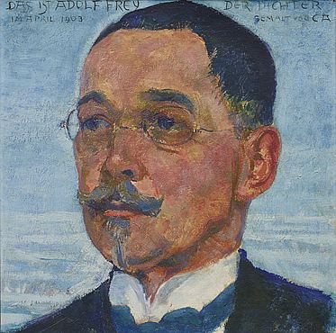 Cuno Amiet, Bildnis Adolf Frey, Öl/Karton, 1903