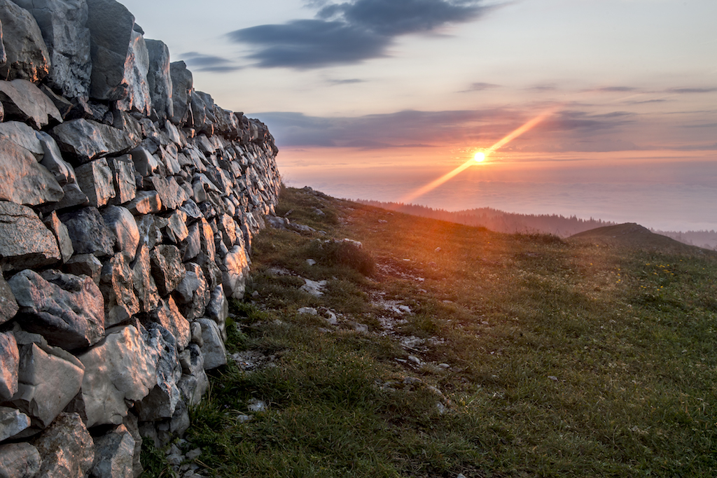 Sonnenaufgang Mont Tendre
