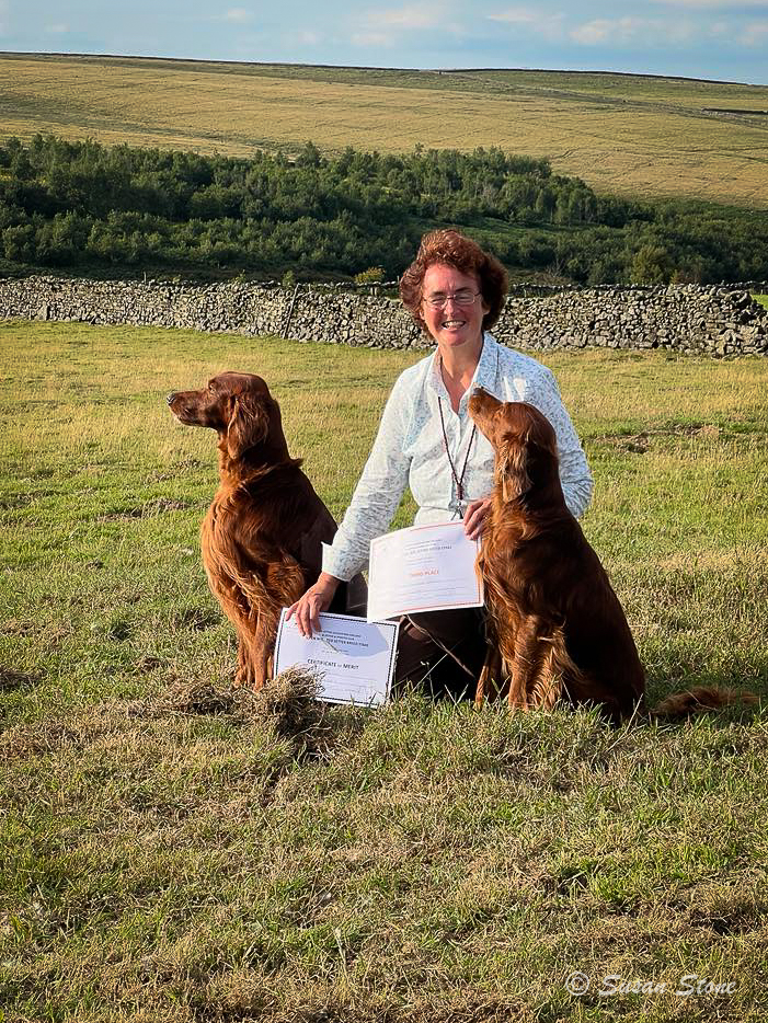 Rasmus, Susan & Kettu, Irish Setter Breed Stake 2025