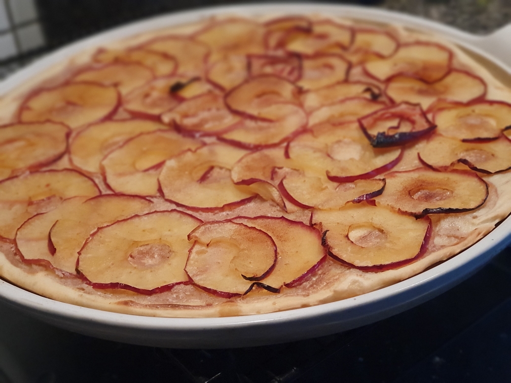 Flammkuchen Apfel-Zimt - steffimitsteinchens Webseite!