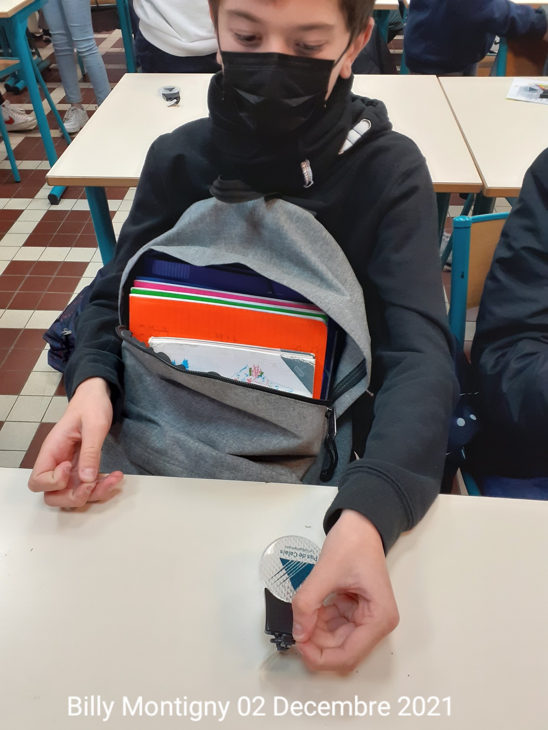 BILLY-MONTIGNY COLLÈGE DAVID MARCELLE LE 2 DÉCEMBRE 2021