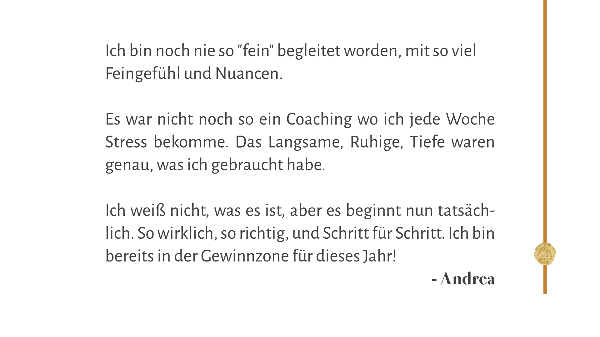 Andrea, Therapeutin & Coach bei Ess- und Körperbildstörungen