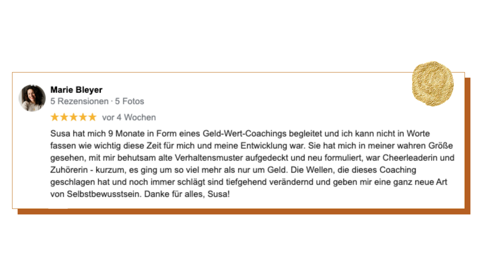 Marie Bleyer, Fotografin & Coach