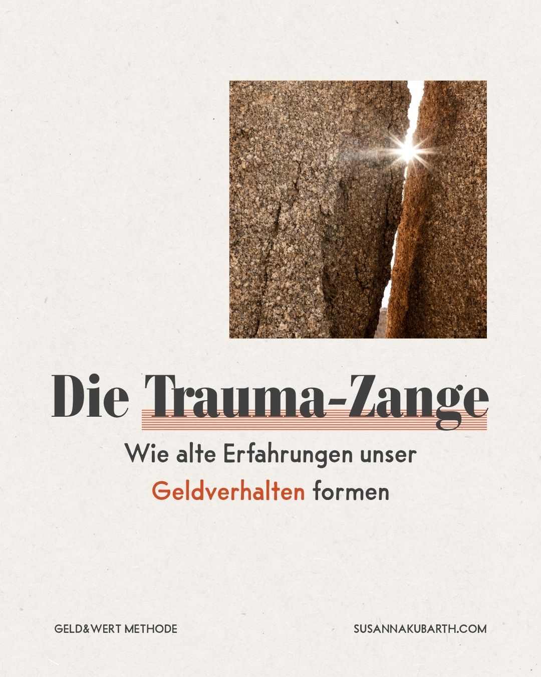 Die Traumazange: Warum Trauma unser Geldverhalten verändert – auch wenn es gar nichts mit Geld zu tun hatte