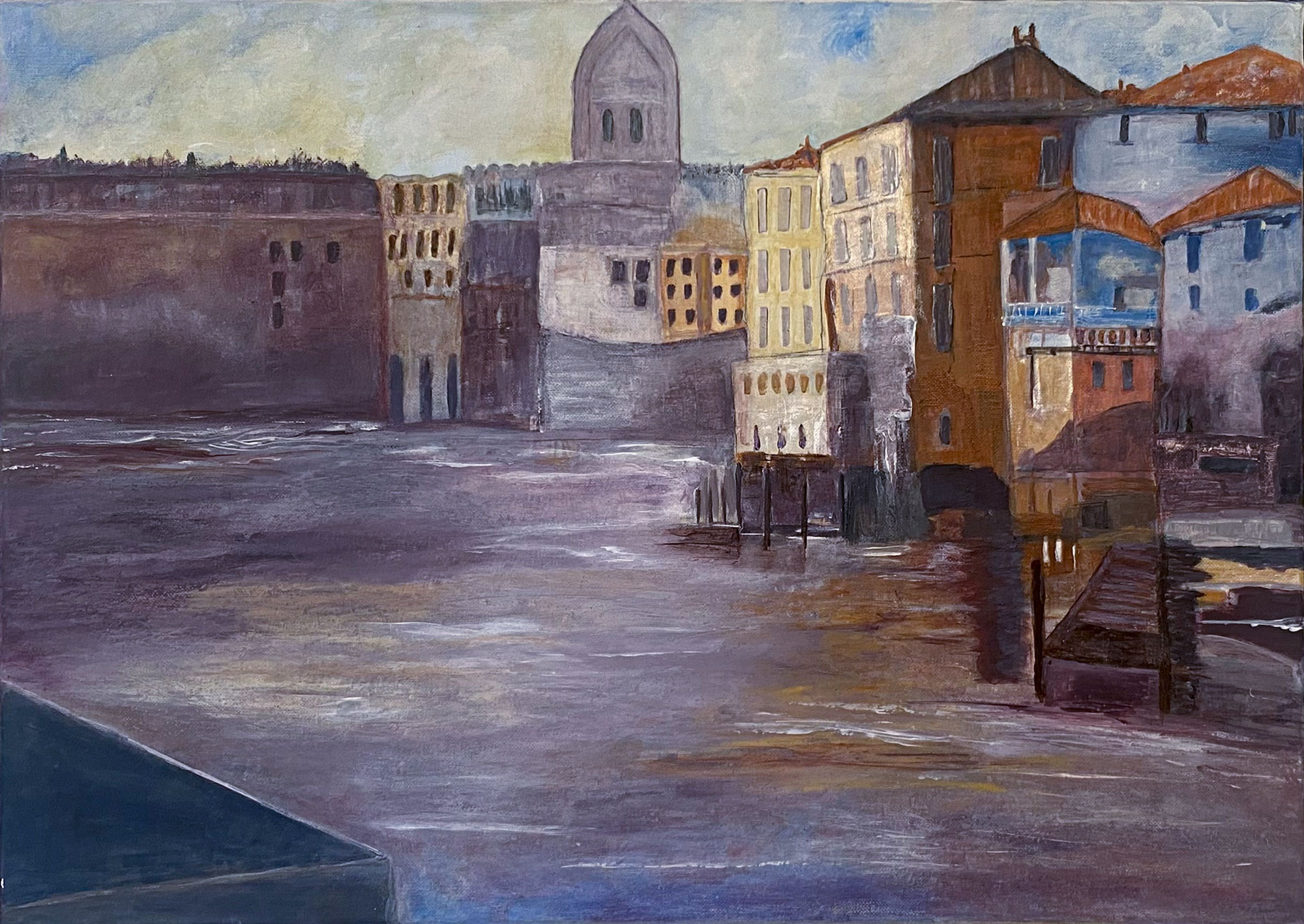 4741 - il palazzo - 70 x 50 cm