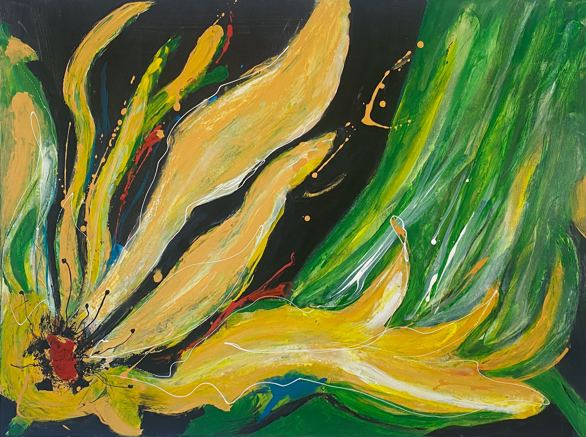 4730 - Tropenschönheit - 80 x 60 cm