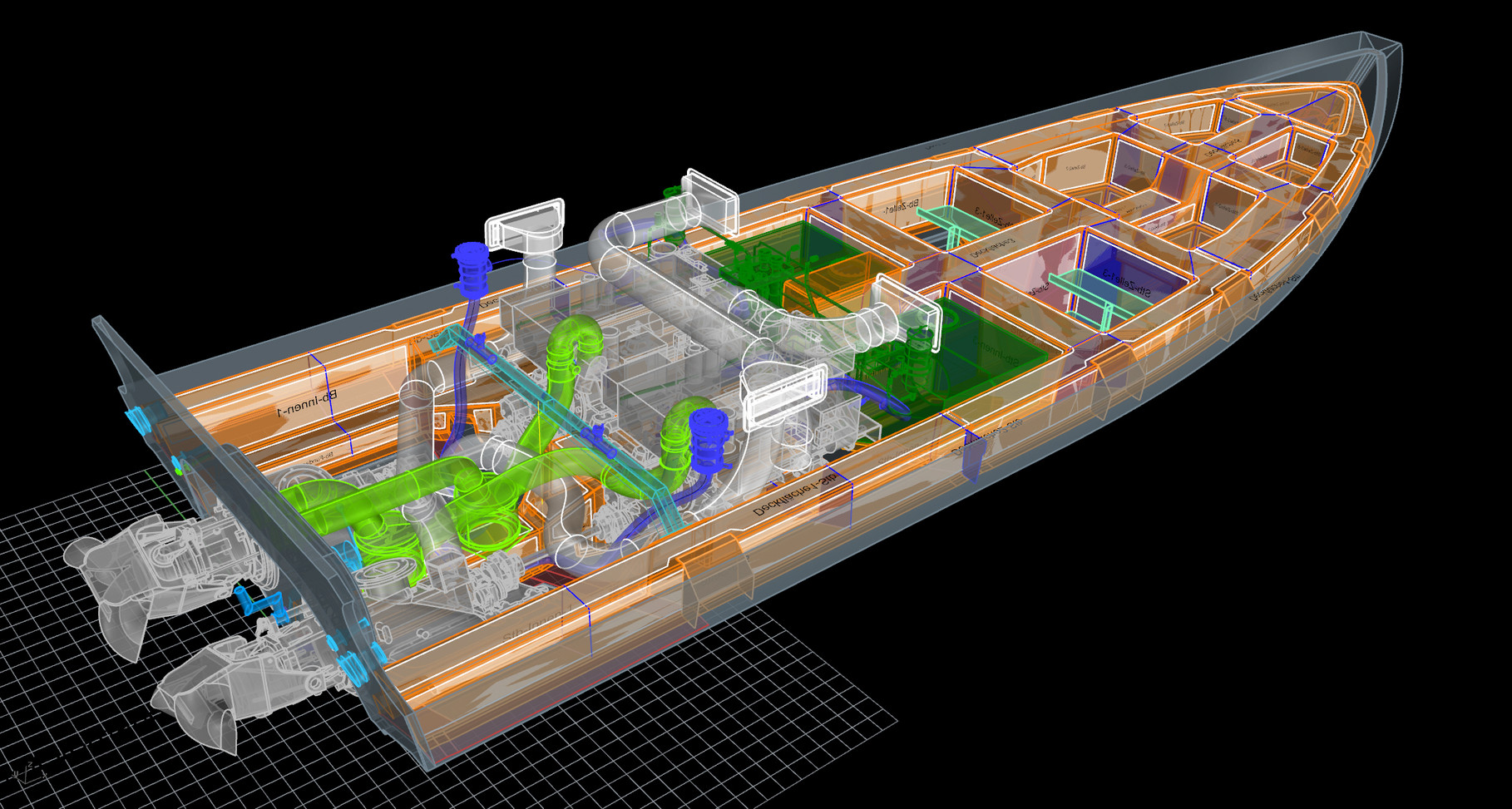 Engine room arrangement