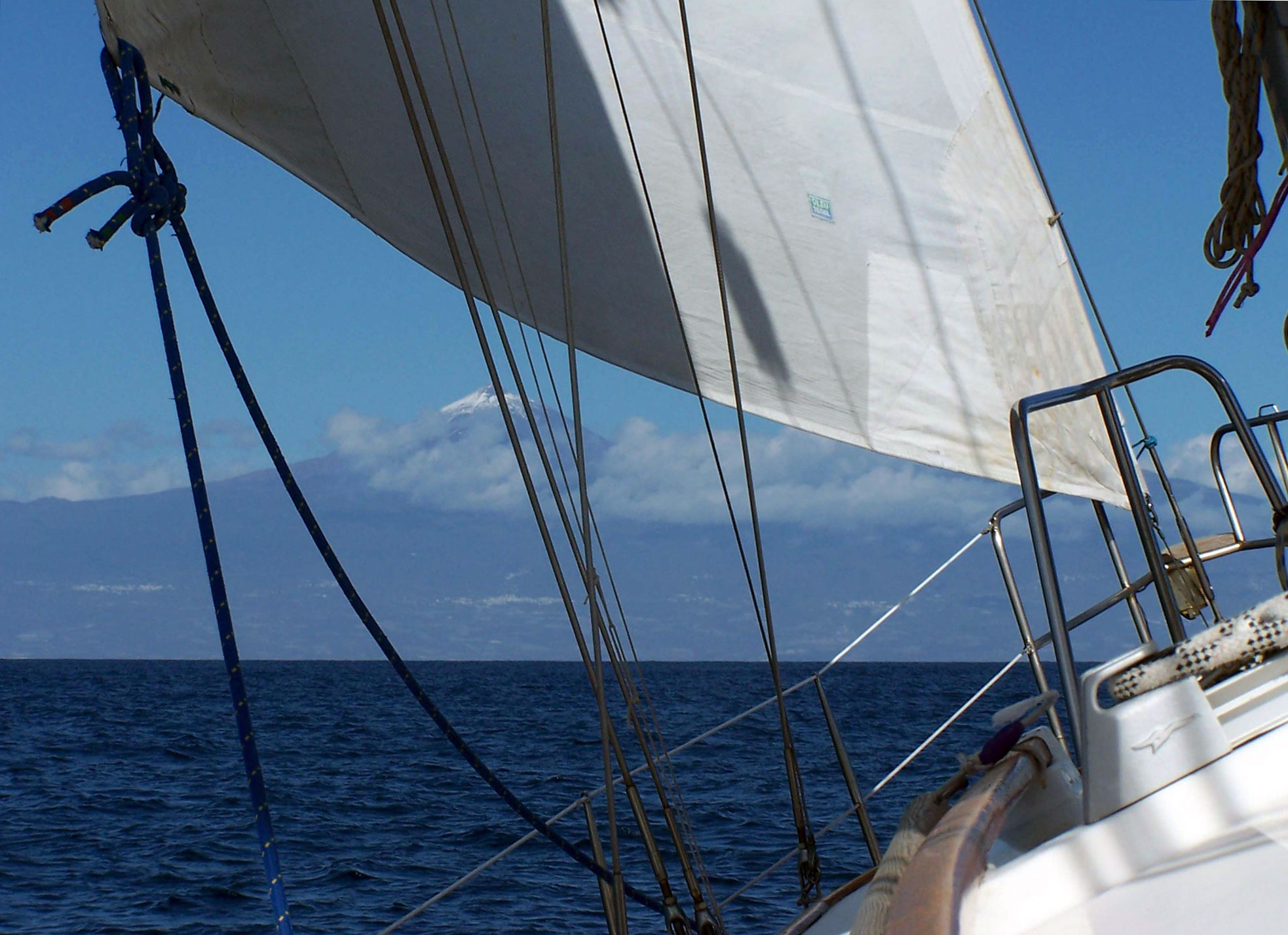 Segeln vorm Teide