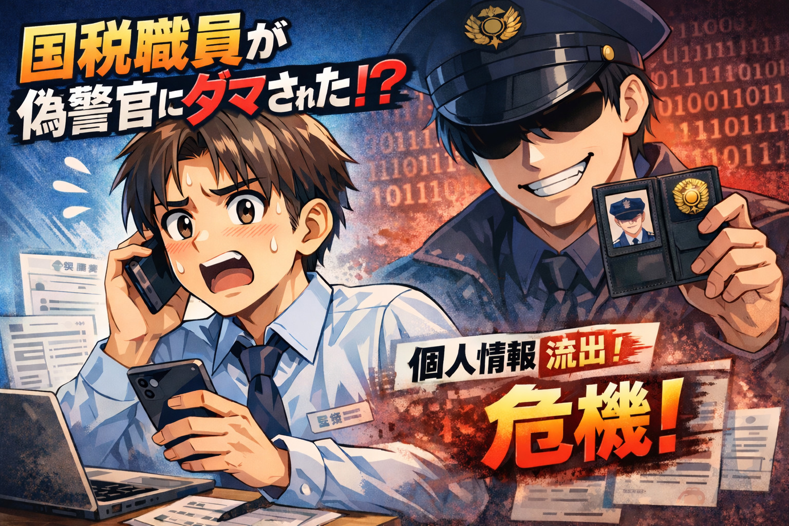 国税職員でも騙された…偽警官詐欺と個人情報流出の怖さ
