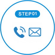 STEP1お問い合わせ
