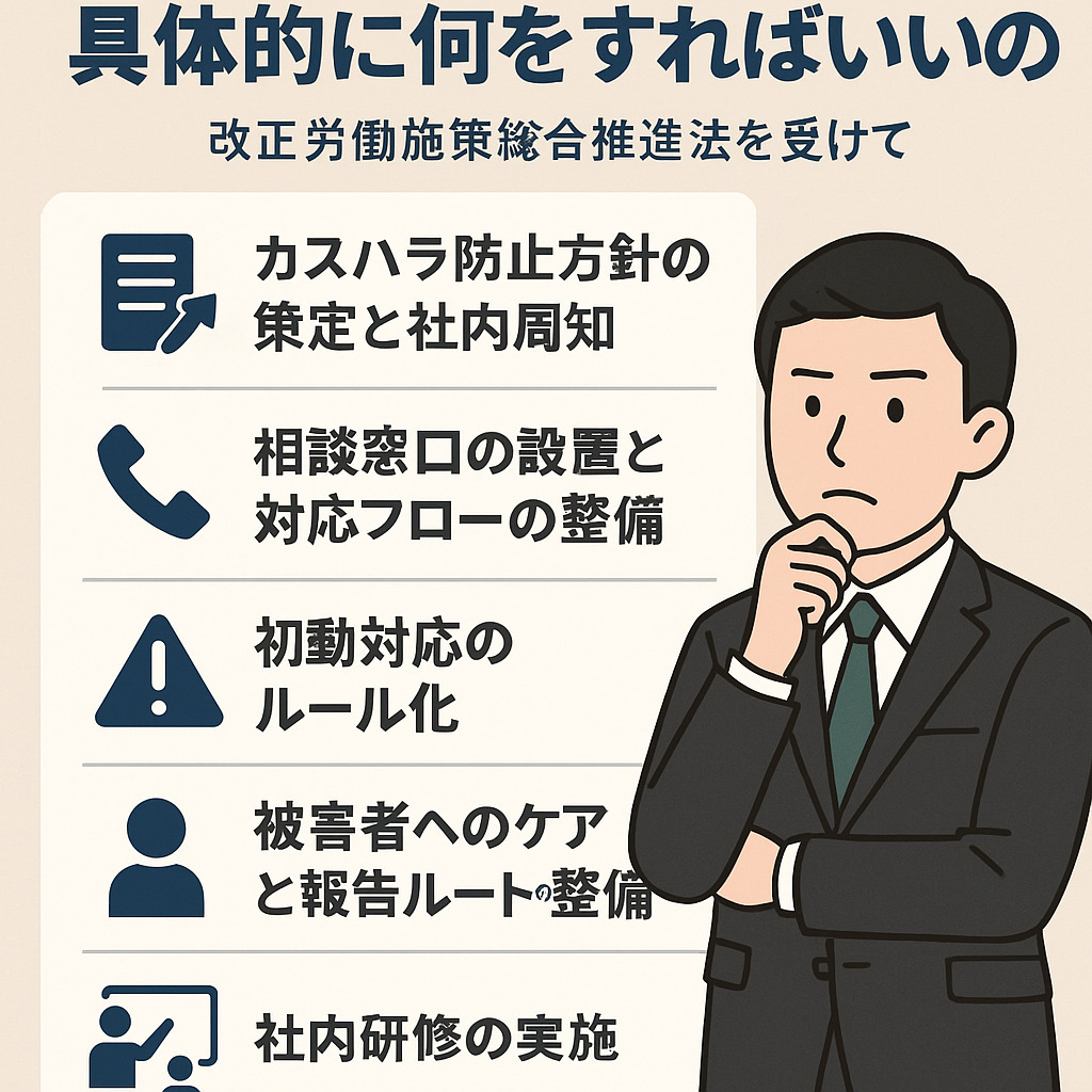 カスハラ対策が企業の義務に〜具体的に何をすれば良いの？