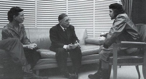 Simone de Beauvoir e Jean-Paul Sartre incontrano Ernesto Che Guevara a Cuba nel 1960