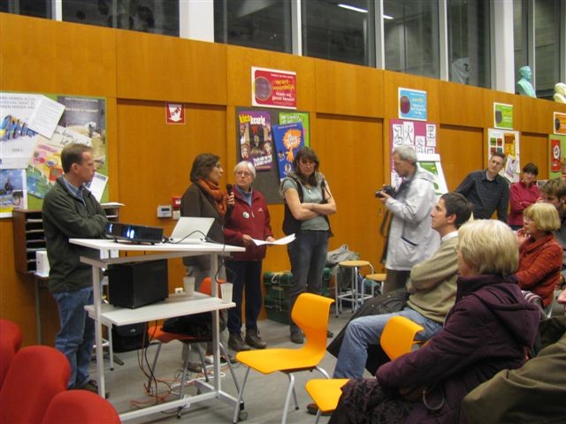 Journée de lanement : Explication du projet aux habitants de Terdelt