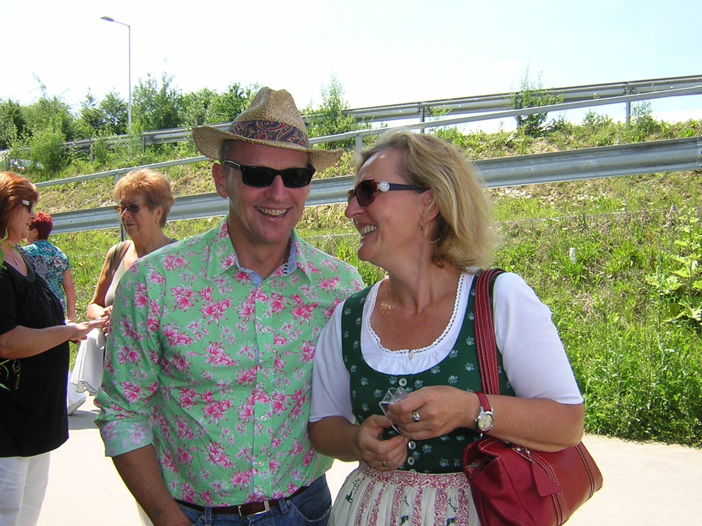 Vereinsobmann 2011 Kollege Döberl und Kollegin Rabner/BH Linz Land