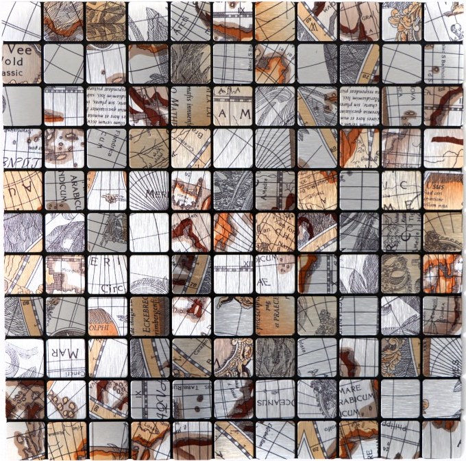 Mosaico Adesivo Metallo - MOSAIX mosaici in marmo vetro ceramica