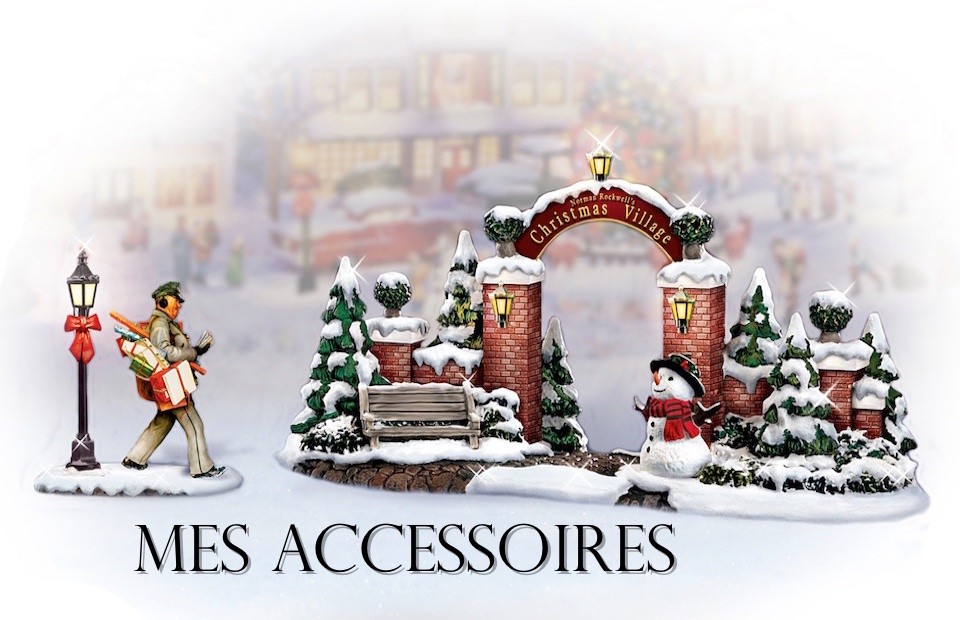 Accessoires village de noel