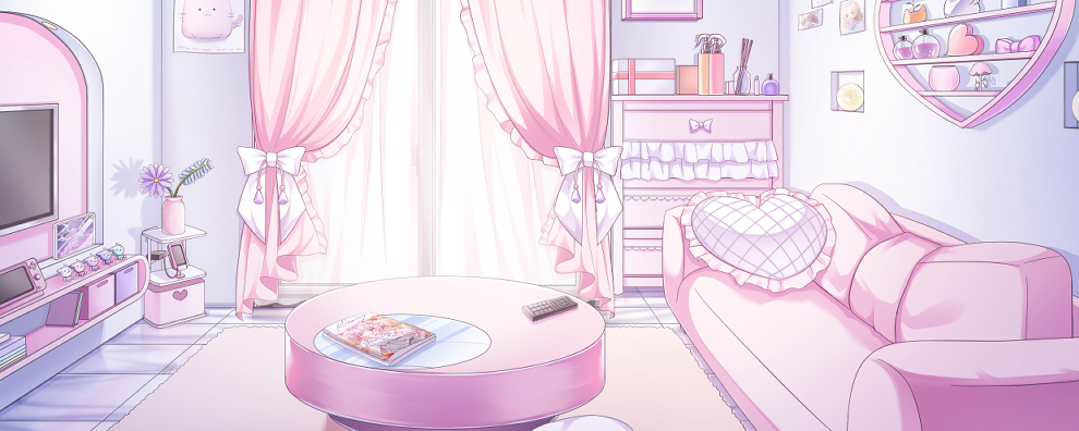 ふみなが描いたvtuber向け配信背景