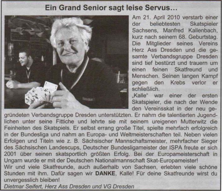 Artikel aus dem Sachsen-Ass 2/10 (Seite 16)