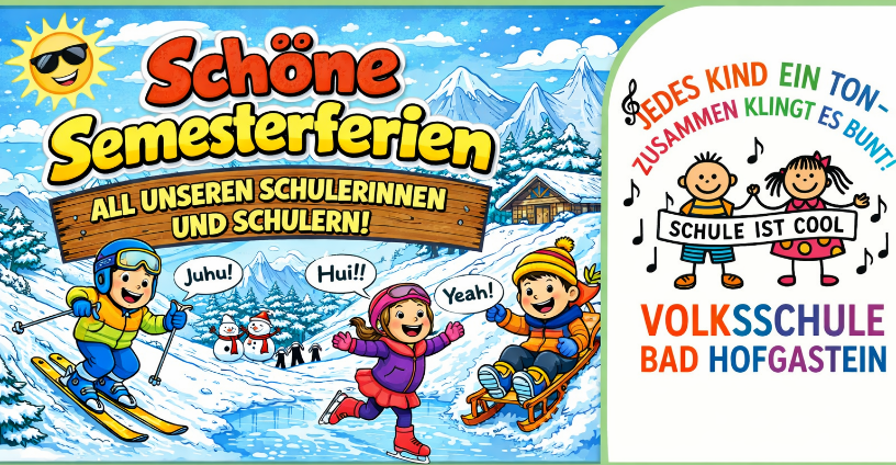 Schöne Semesterferien!!!