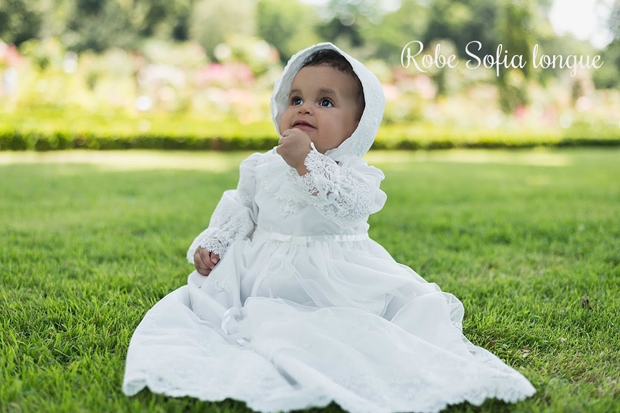 Robe bapteme fille 1 an clearance