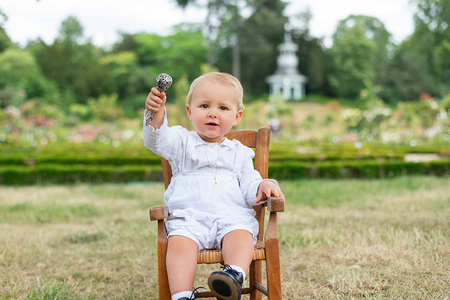 Photographie de bébé garçon, garçon de tenue photo de 0 à 3 mois