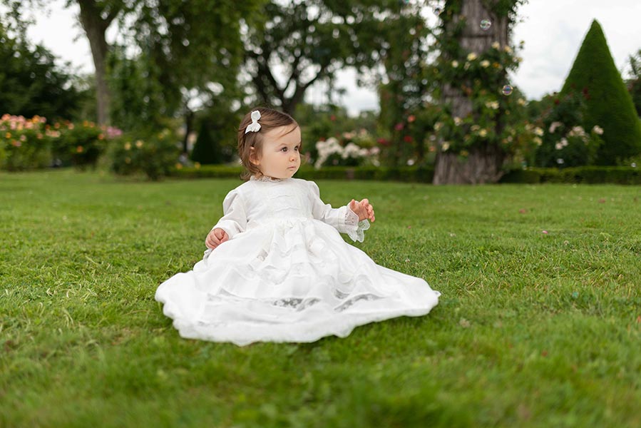 Robe de bapt me longue Jos phine Fil de L gende