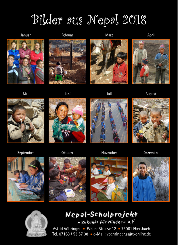 Der neue Nepal Kalender ist da! - schulprojektnepals Webseite!