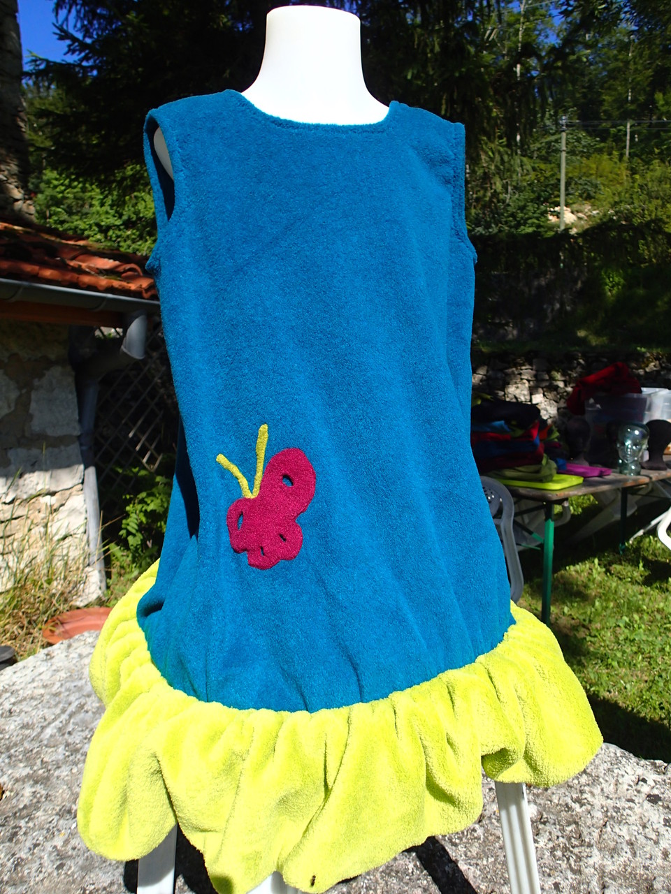 Robe Frou Frou "Papillon au jardin"