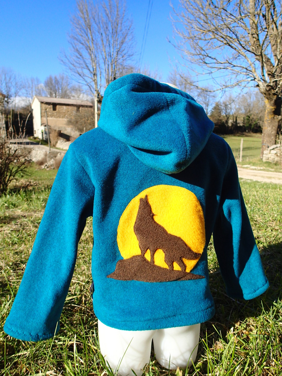 Blouson "mini loup" (Dos)