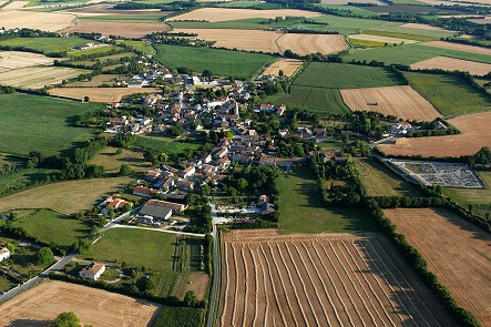 Hot air balloon flight - Chateau Saveilles ©photo-P.Baudouin