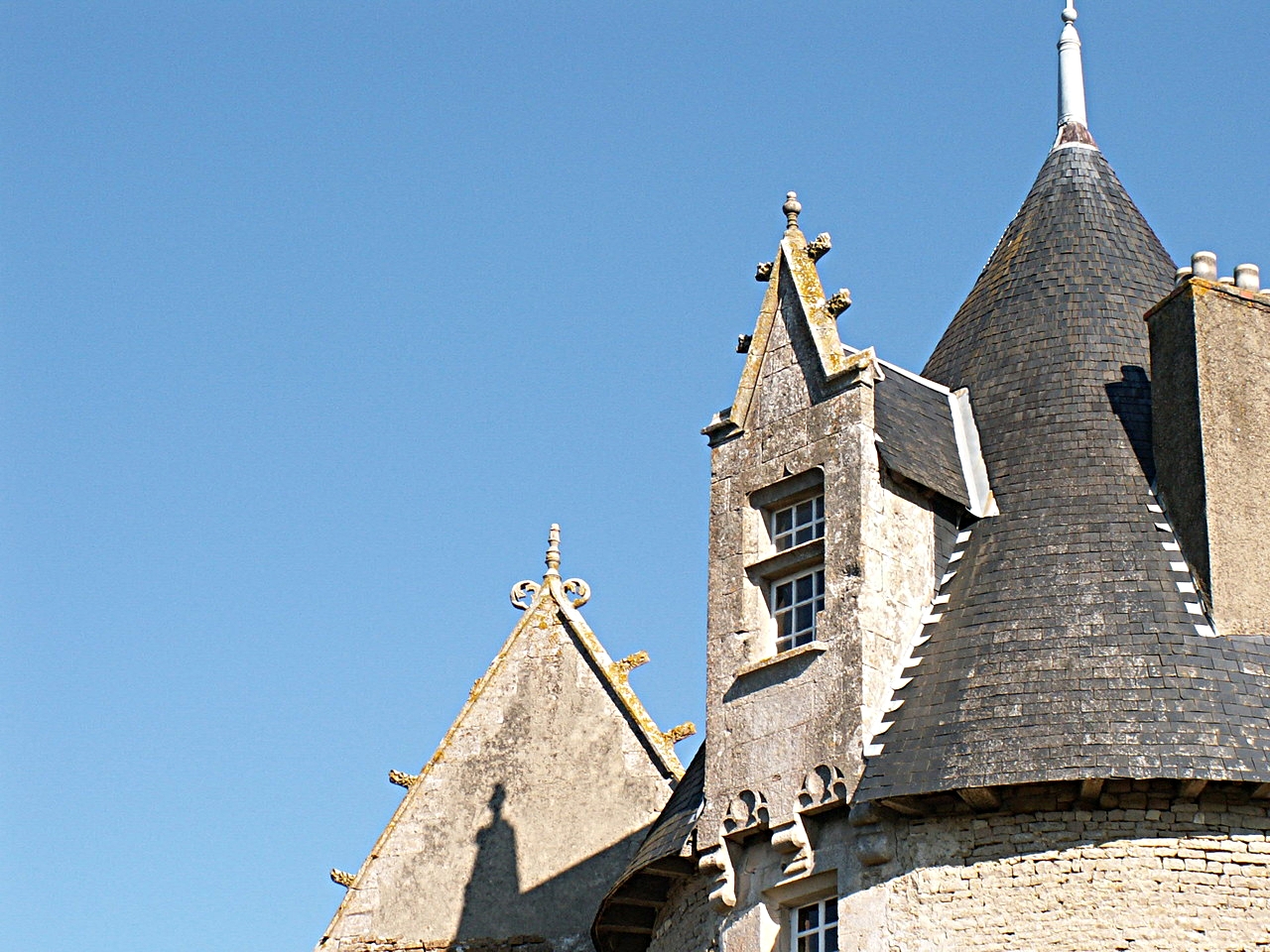 Lucarne14e s./14th c. dormer window - Château de Saveilles ©photo-propriétaire