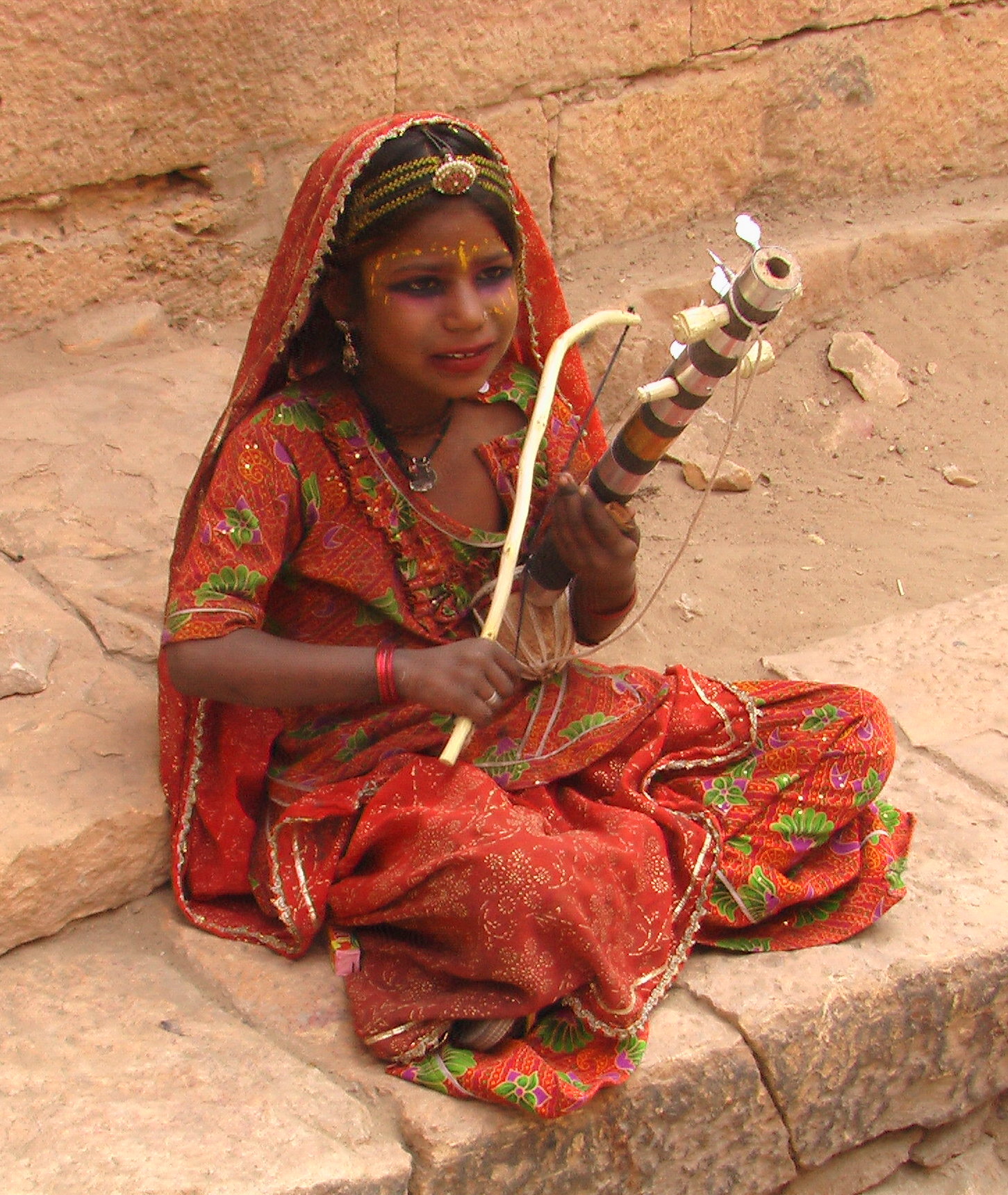 Musicienne.