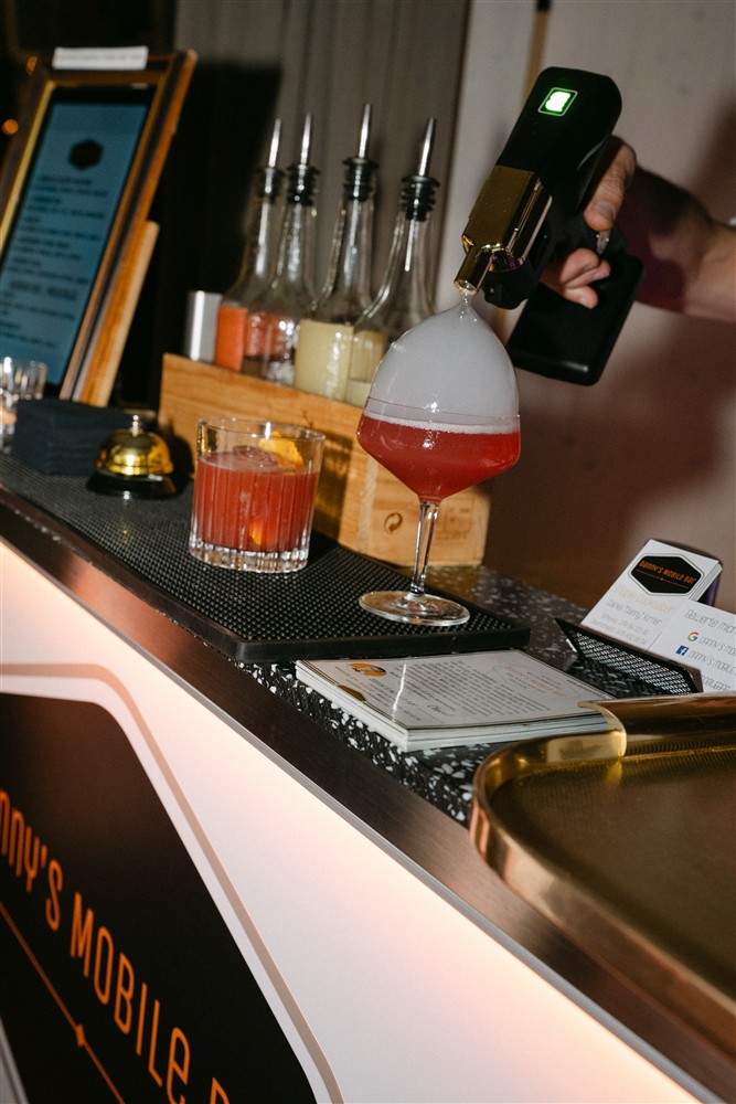 Cocktail mit Bubble