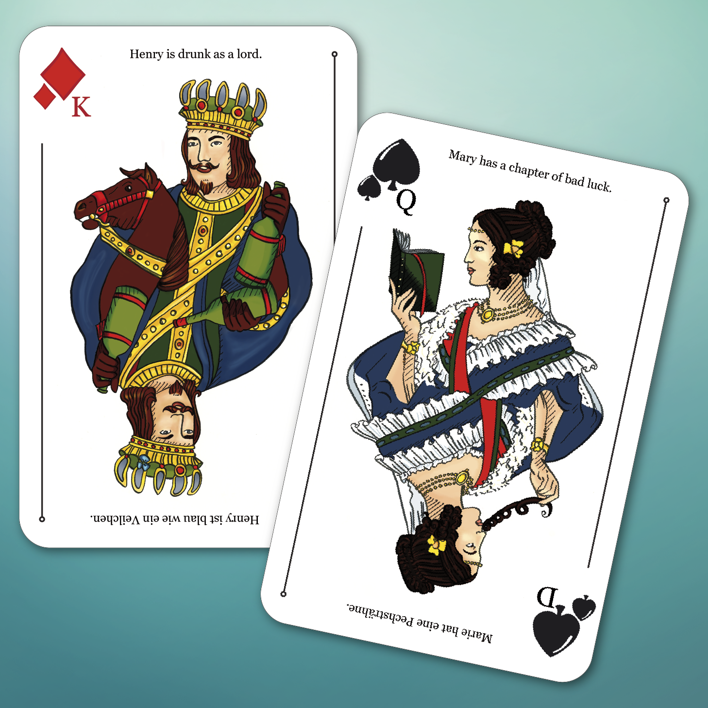 Spielkarten cards designbyjulia / Portfolio von Julia Simon