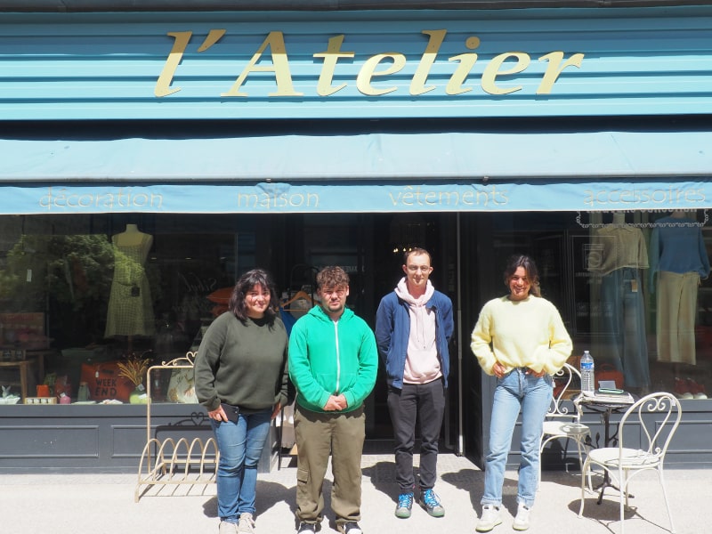 Marine et le concept store l'Atelier
