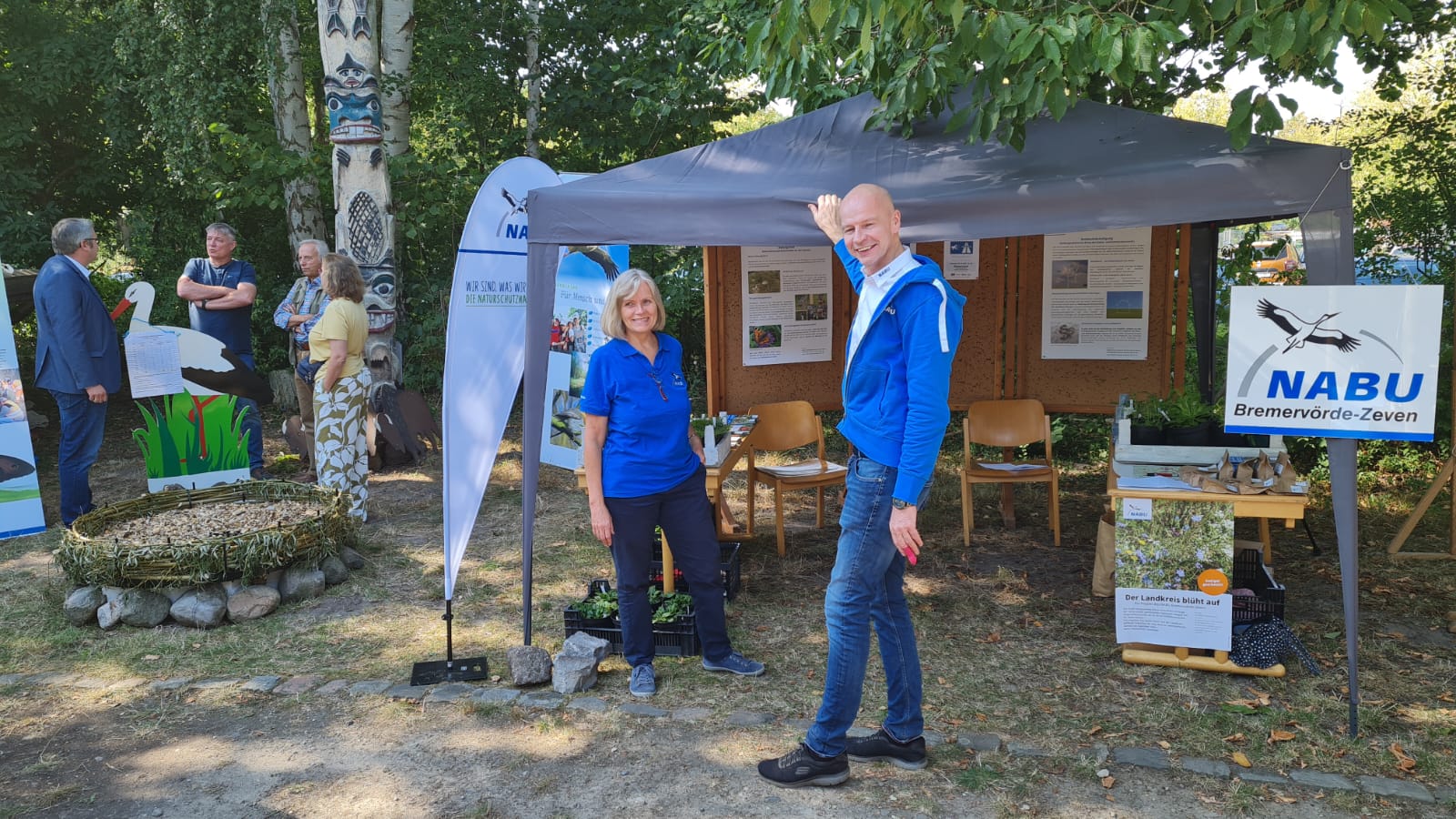 NABU-Stand auf Jubiläum der NABU-Umweltpyramide | NABU/Renate Warren