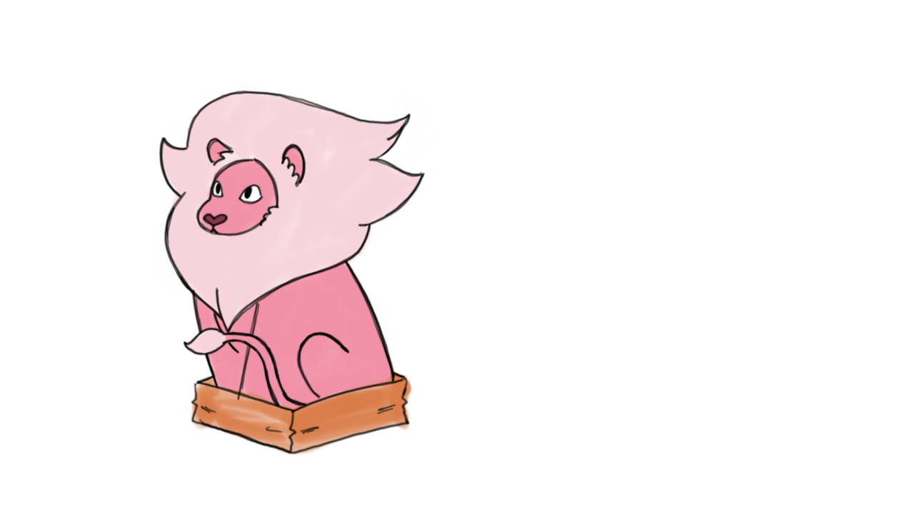 Steven Universe - Lion in the box