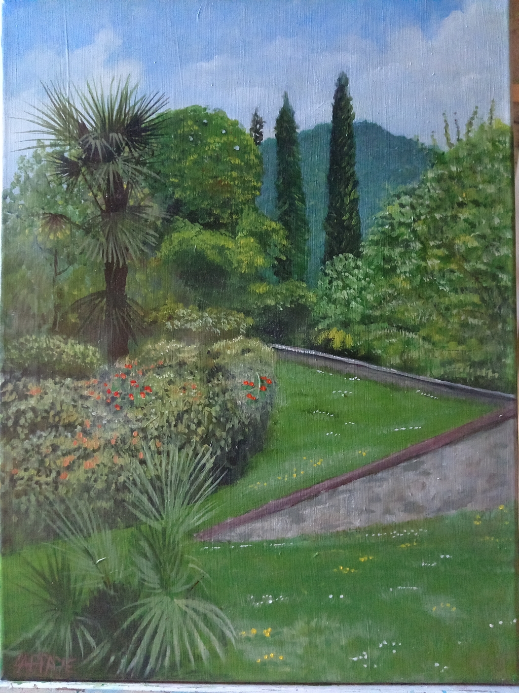 Végétalys 3. Acrylique sur toile.61x46cm. 400€.