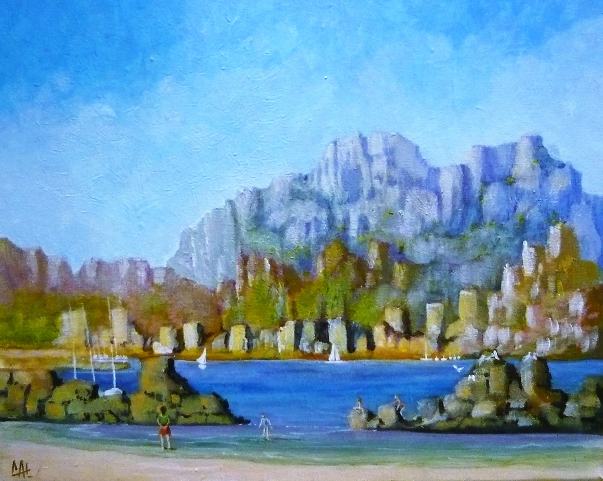 Imaginaire 1 . 33 x 41 cm .Cote 324€. Prix public  200€.