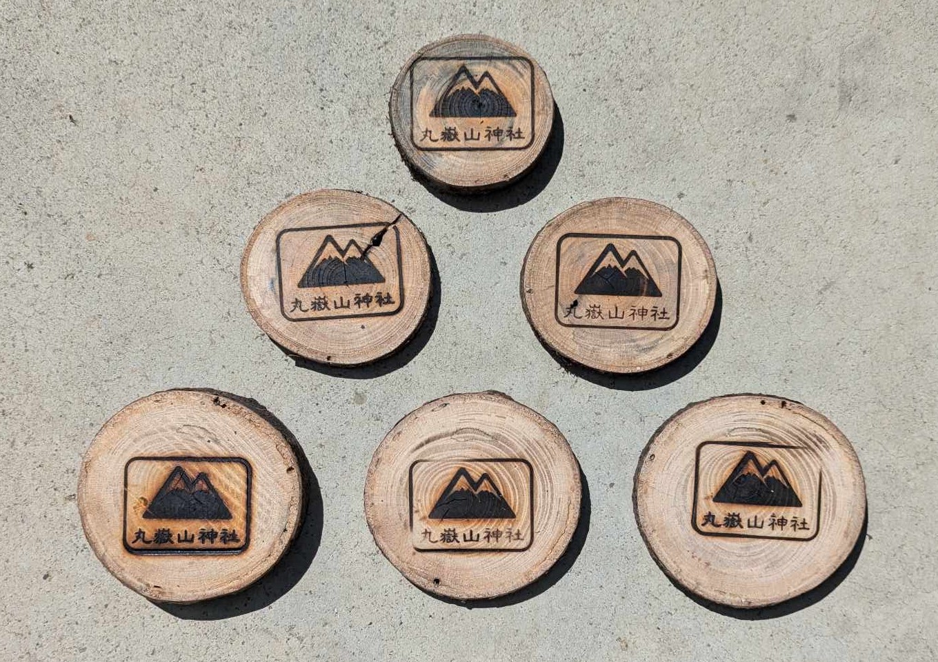 御神木コースター完成イメージが届きました。